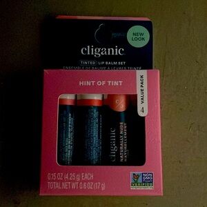 Cliganic tinted lip balm set